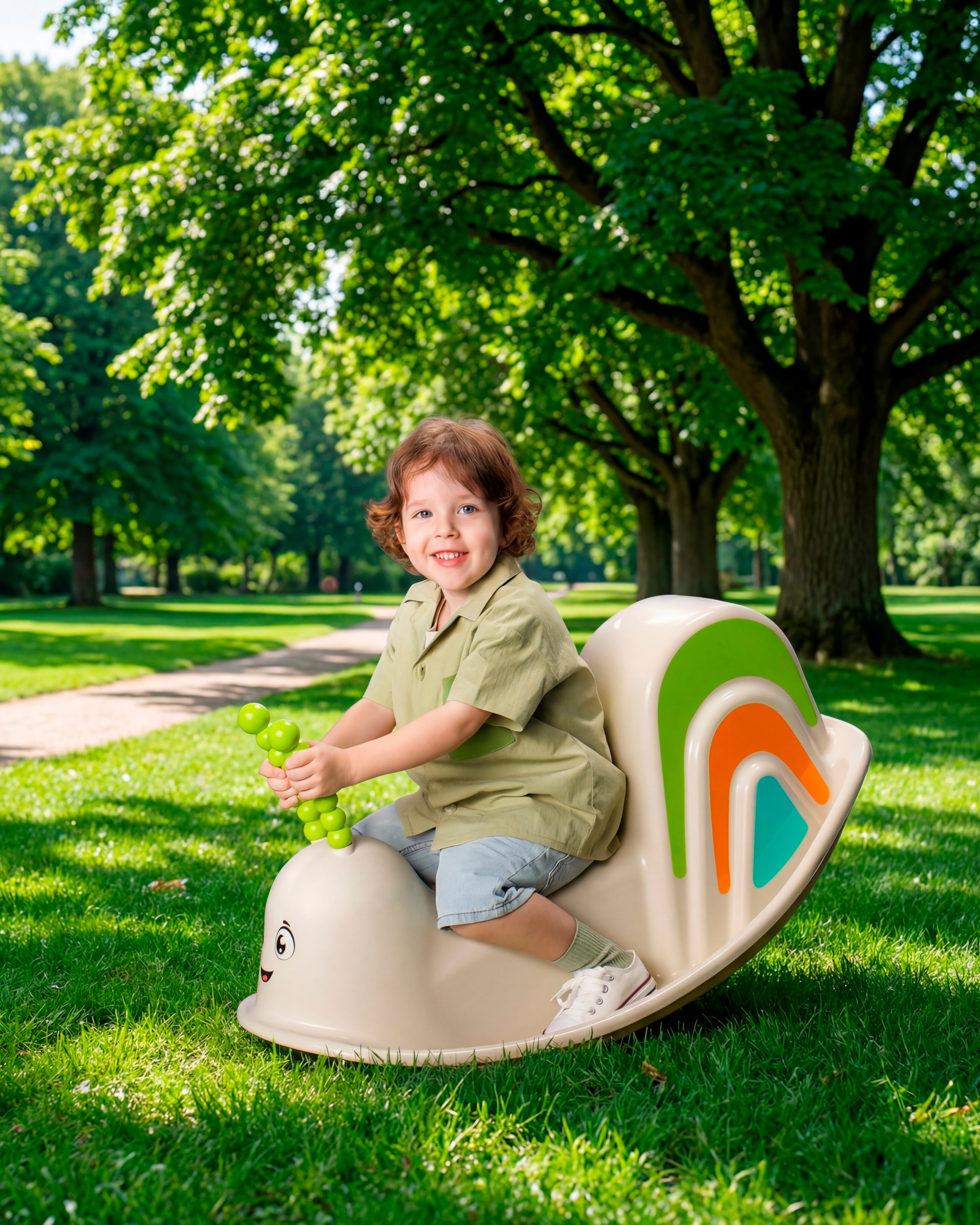 Качалка ZEBRA Улитка Лола бежевый - фото 7