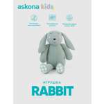 Мягкая игрушка askona kids зайка Rabbit (Рэбит) зеленый 40 см
