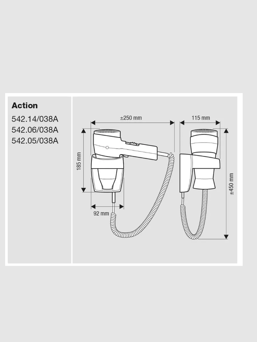 Фен Valera 542.14/038A Black - фото 3