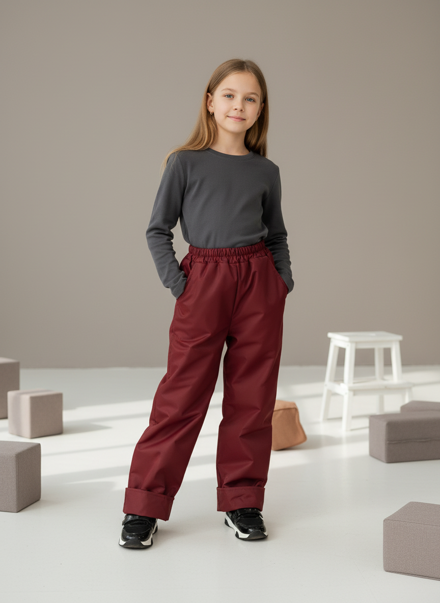 Изображение товара Брюки Arctic kids для девочки на флисе осень/весна