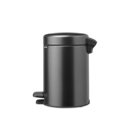 Бак мусорный Brabantia NewIcon с педалью серый 3л 233449