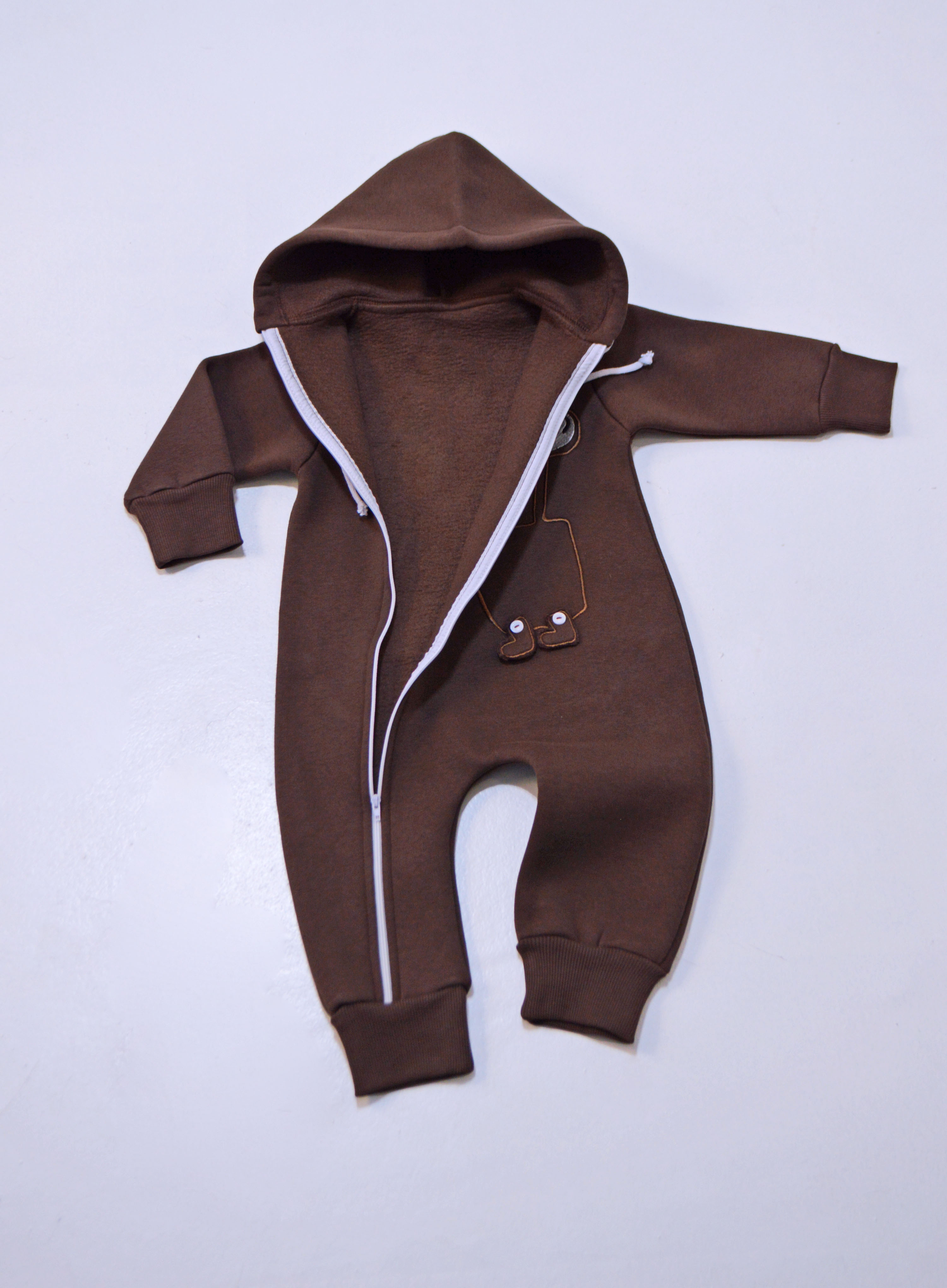 Комбинезон утепленный AS TEKS ANN-012/шоколадный - фото 4