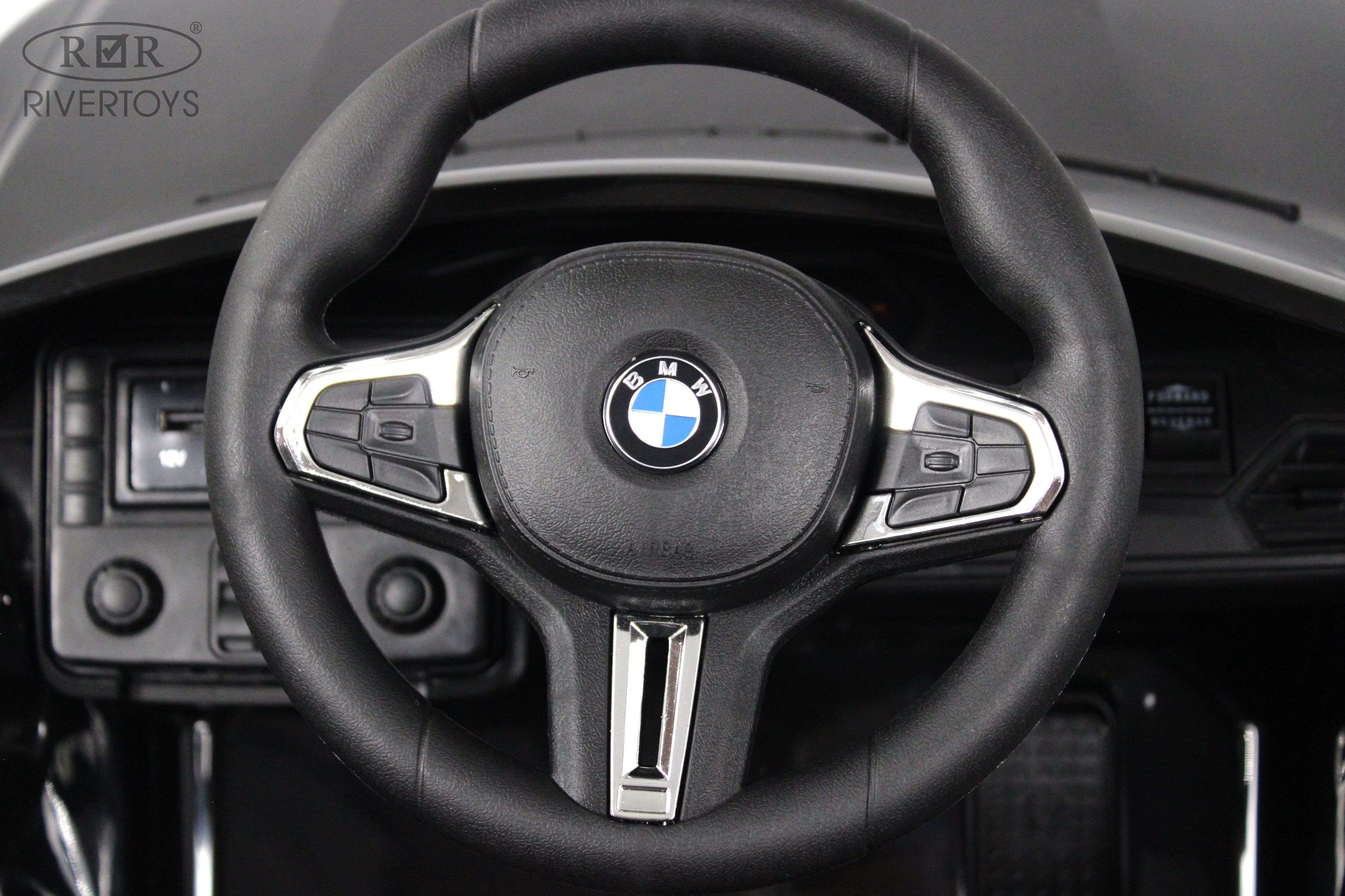 Электромобиль RIVERTOYS BMW A004AA-BMW-BLACK С пультом ДУ - фото 16