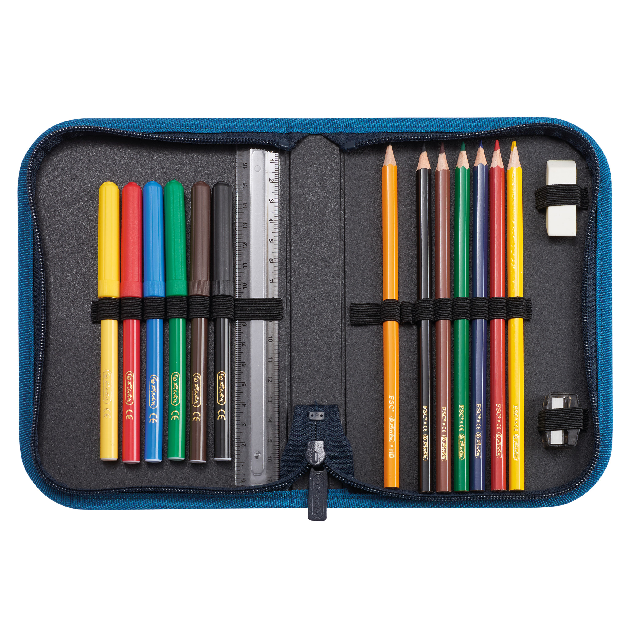 Ранец Herlitz Loop Plus Space Car с наполнением 50032501 - фото 10