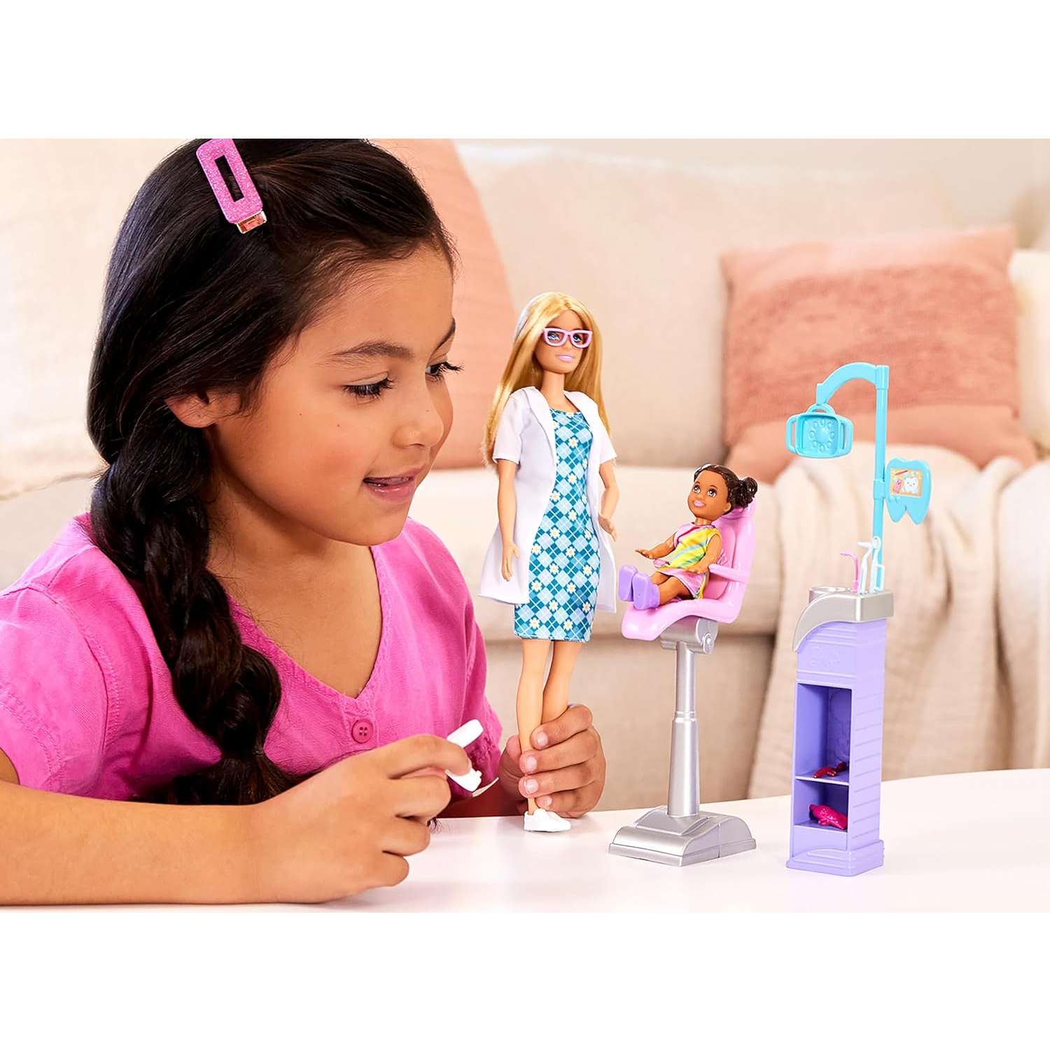 Кукла модельная Barbie Кем быть? Дантист HKT69 - фото 5
