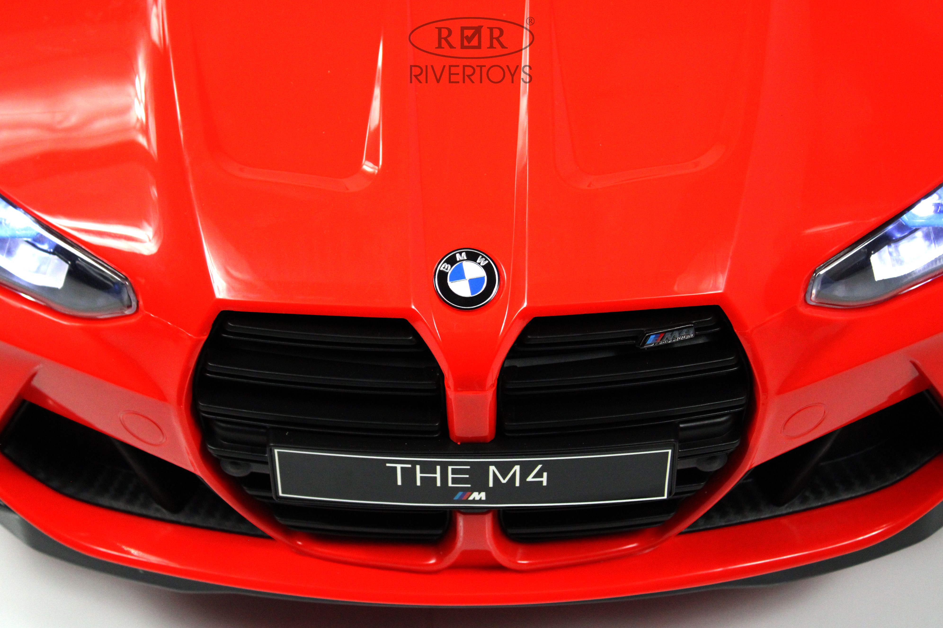 Электромобиль RIVERTOYS BMW A004AA-BMW-RED С пультом ДУ - фото 5