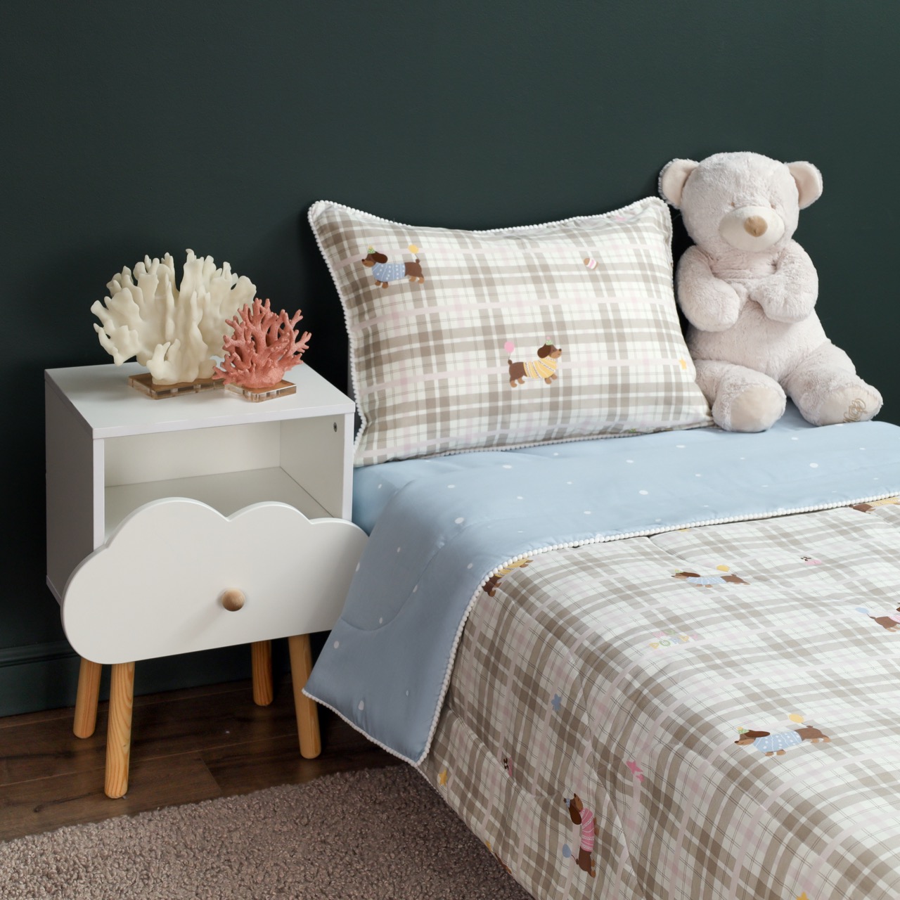 Комплект постельного белья Sofi de Marko Щенята полутораспальный 3 предм. - фото 2