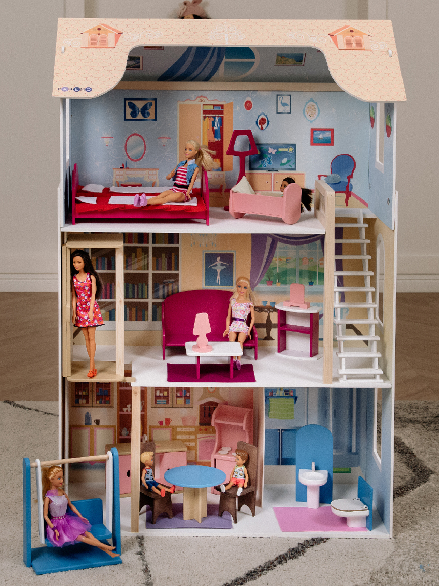 Домик для кукол PAREMO 120 см с мебелью PD315-03 - фото 26