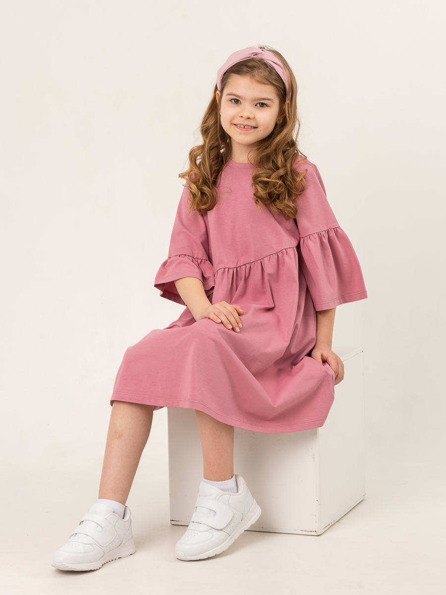 Платье MiloTa ПК04/пудровый - фото 2