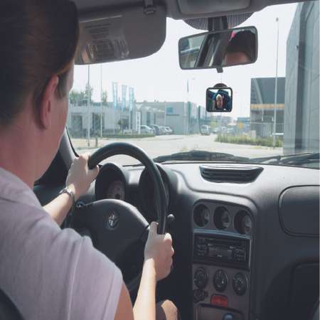 Зеркало Safety 1st Автомобильное для наблюдения за ребёнком Темно-серое