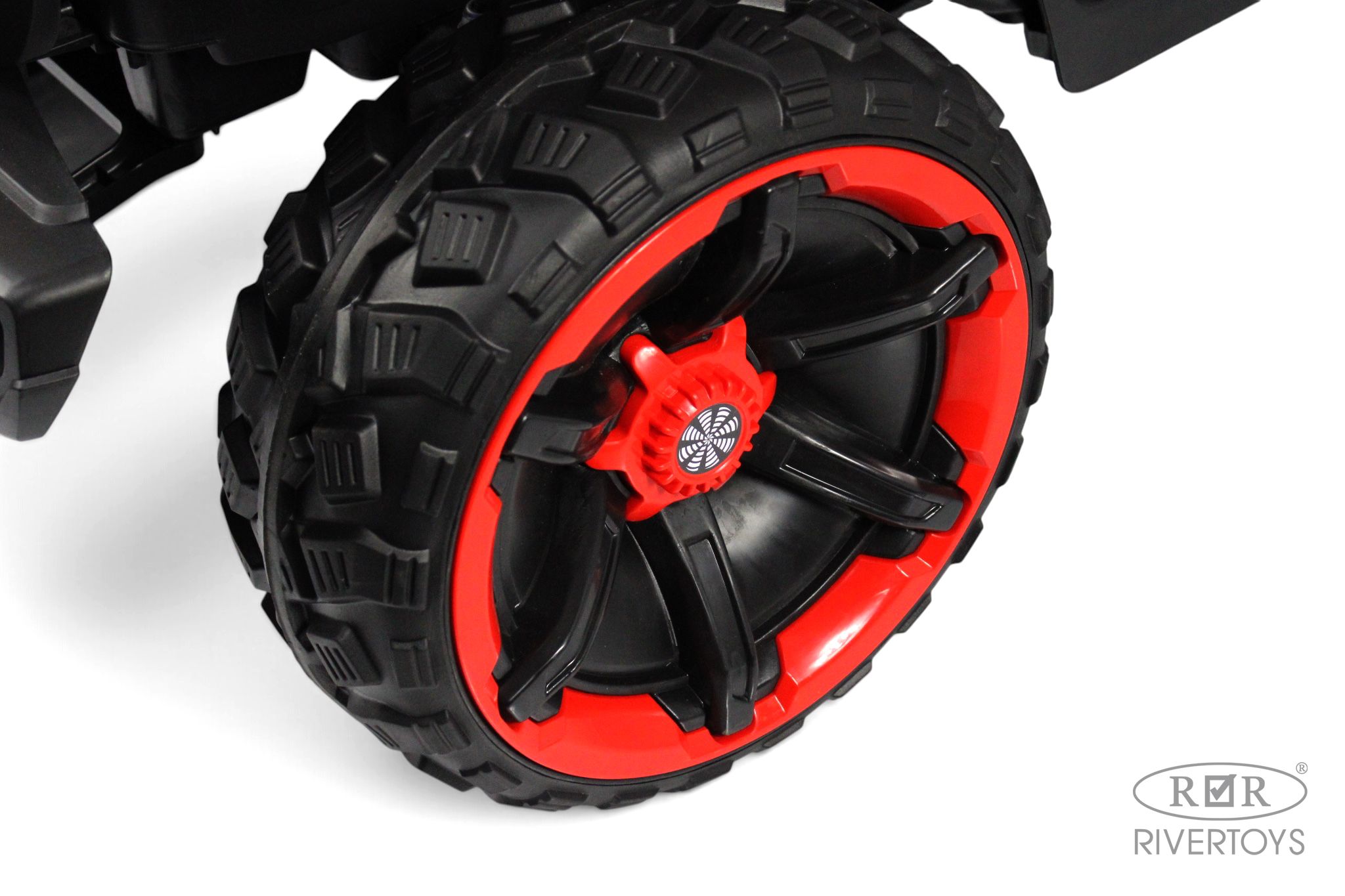 Электромобиль RIVERTOYS М555БХ-NEW-RED С пультом ДУ - фото 9