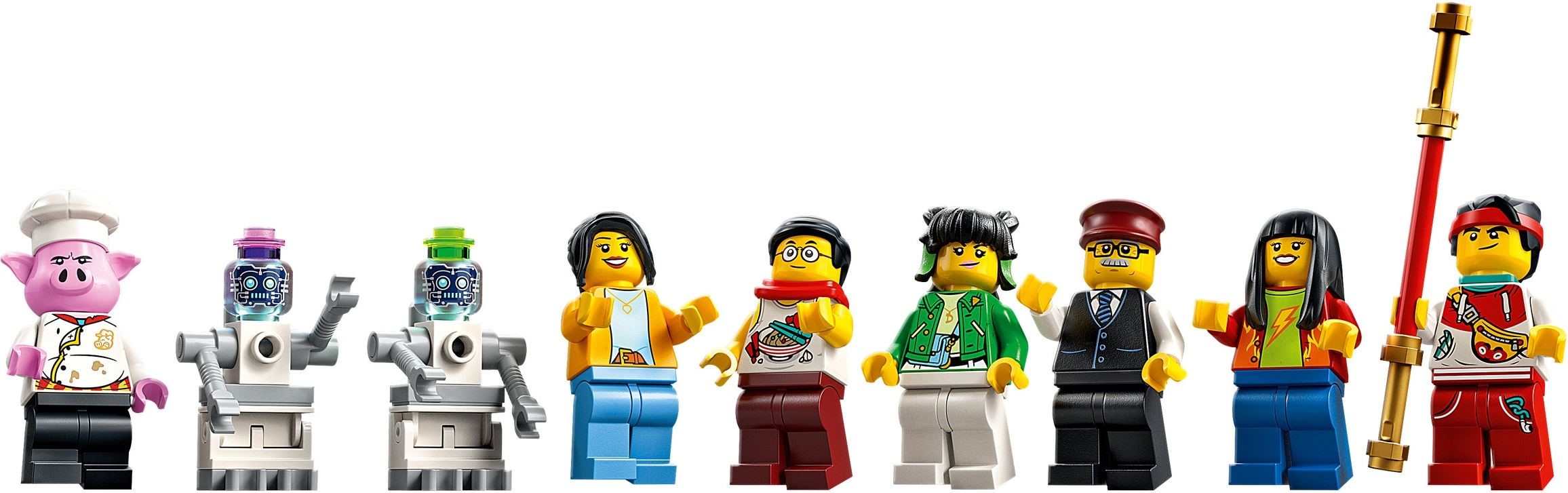 Конструктор LEGO Monkie kid Город Фонарей 2187 дет. - фото 14