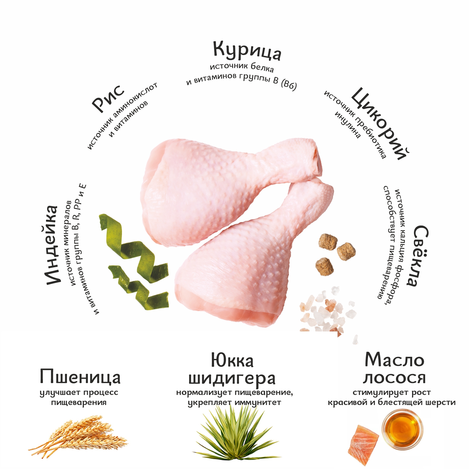 Корм для кошек Roybis 0.4кг для взрослых домашних пород с курицей сухой - фото 4