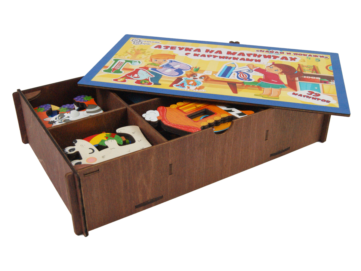 Настольная игра Нескучные игры Азбука на магнитах - фото 8