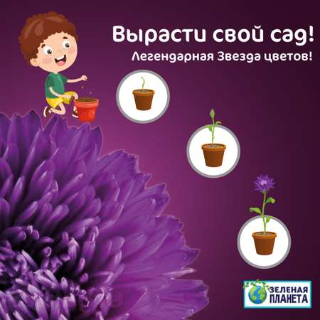Набор для выращивания ЗЕЛЕНАЯ ПЛАНЕТА