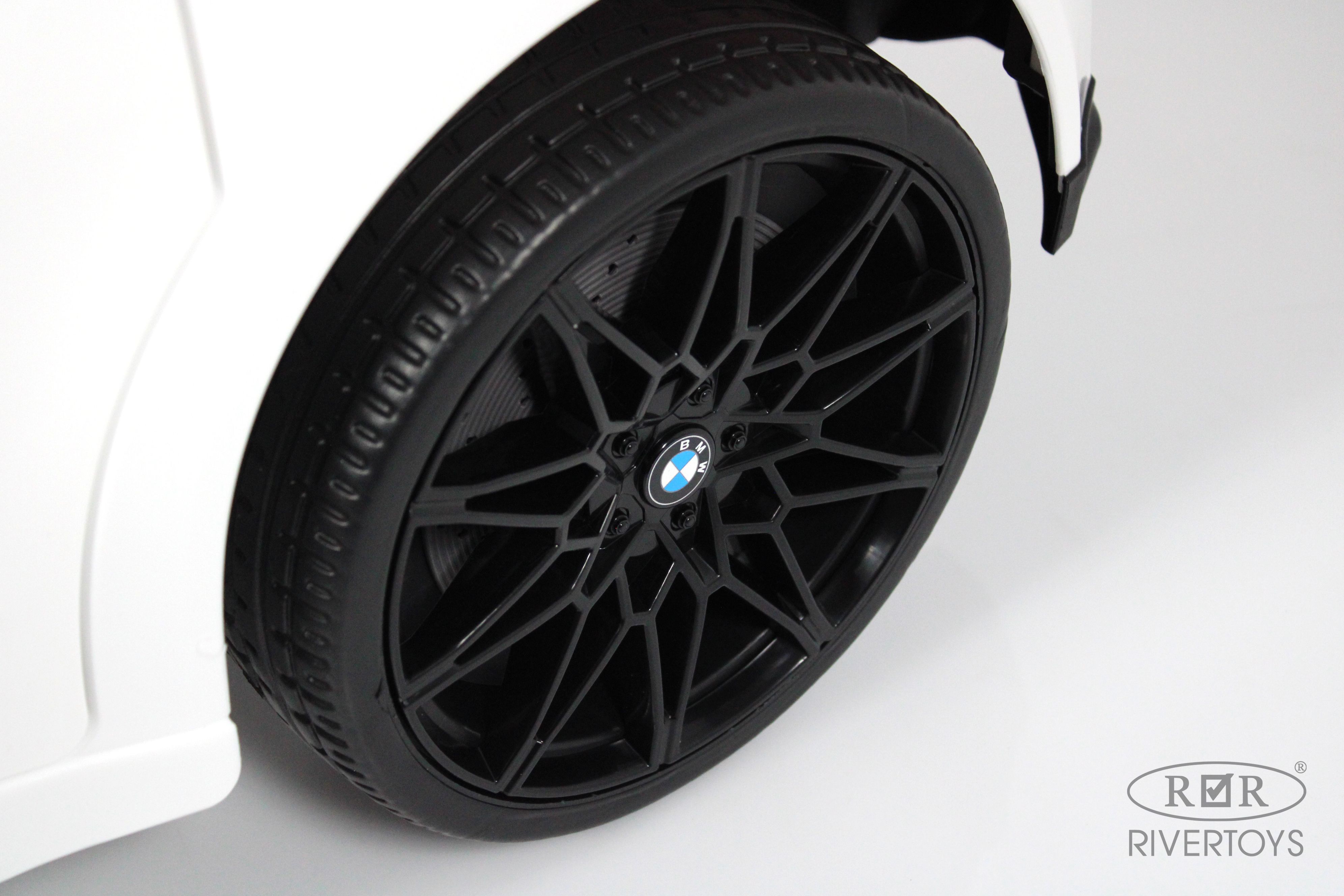 Электромобиль RIVERTOYS BMW A004AA-BMW-WHITE С пультом ДУ - фото 12