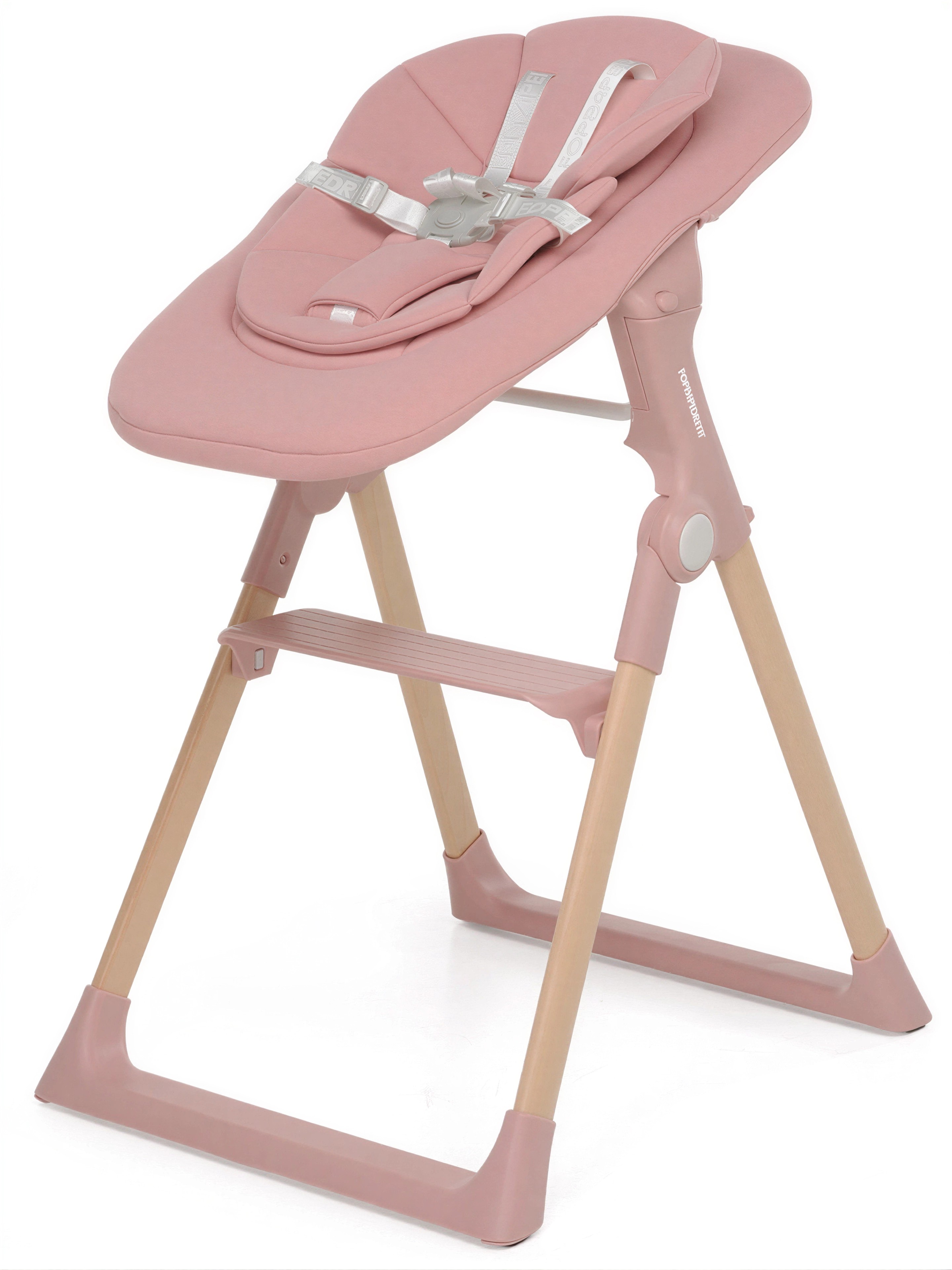 Стульчик для кормления Foppapedretti Kidsmenu розовый - фото 1