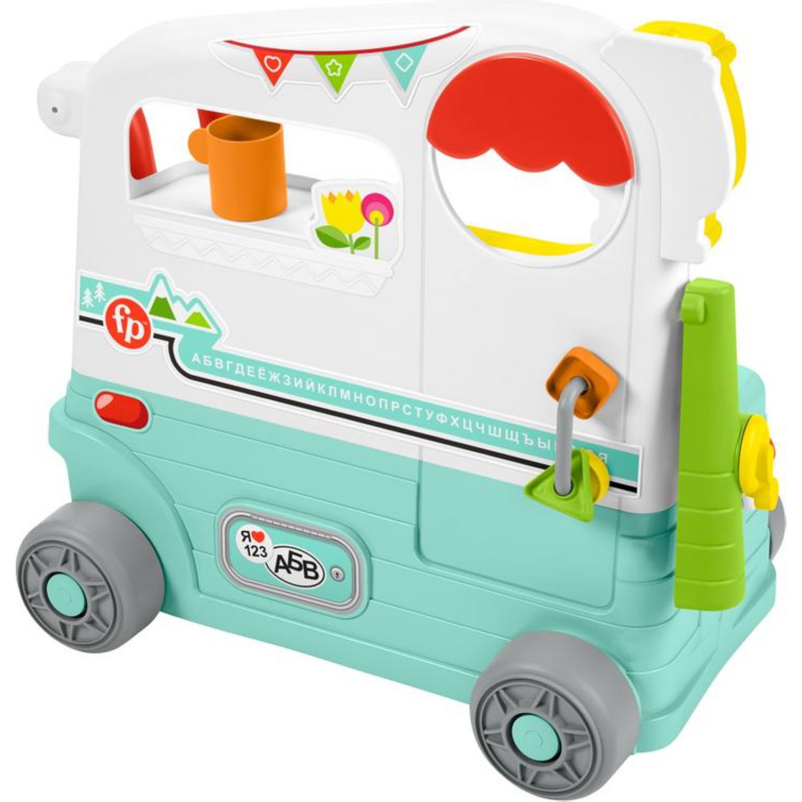 Ходунки Fisher Price Фургончик 3в1 HCK82 - фото 5