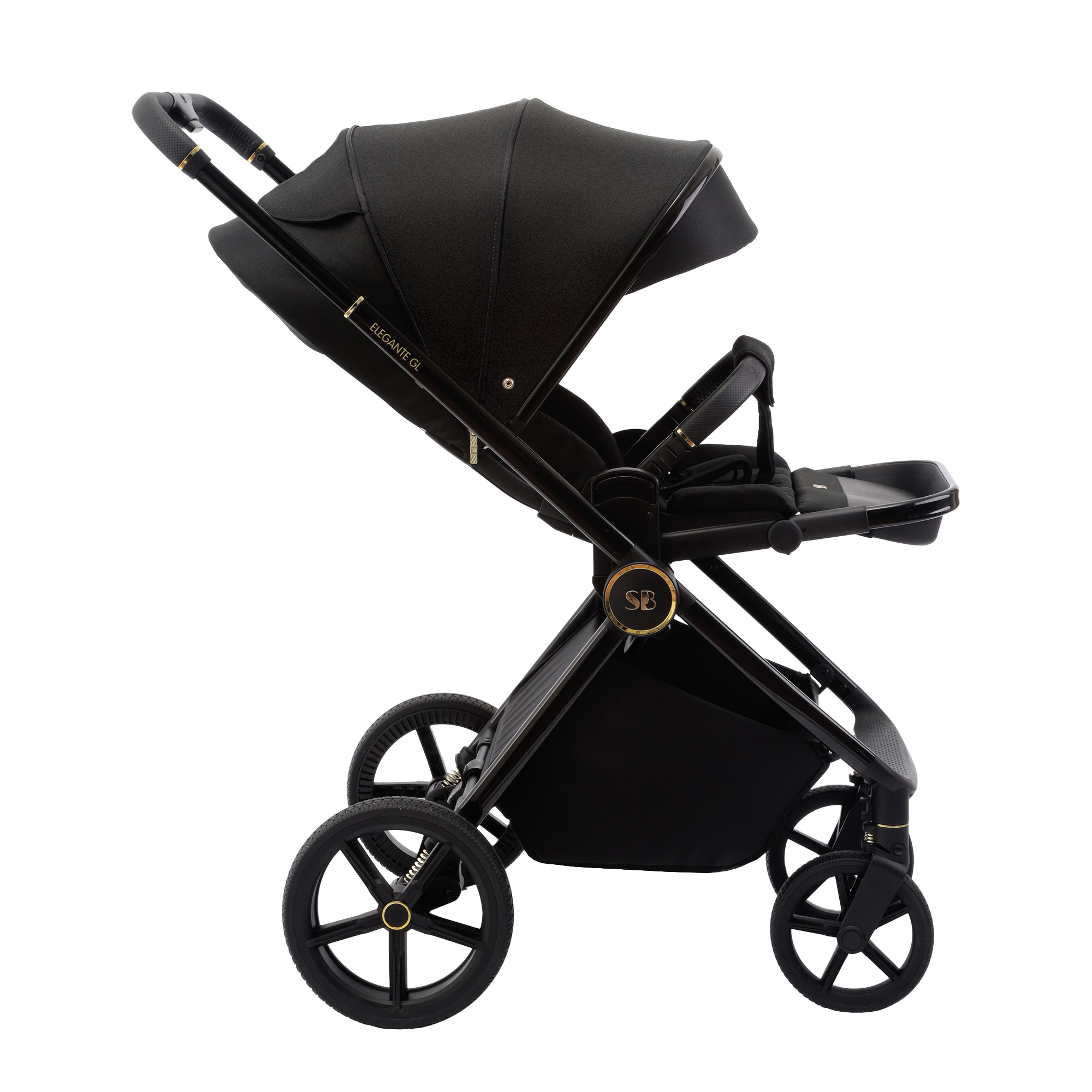 Коляска 3в1 Sweet Baby Elegante GL Black черный - фото 39
