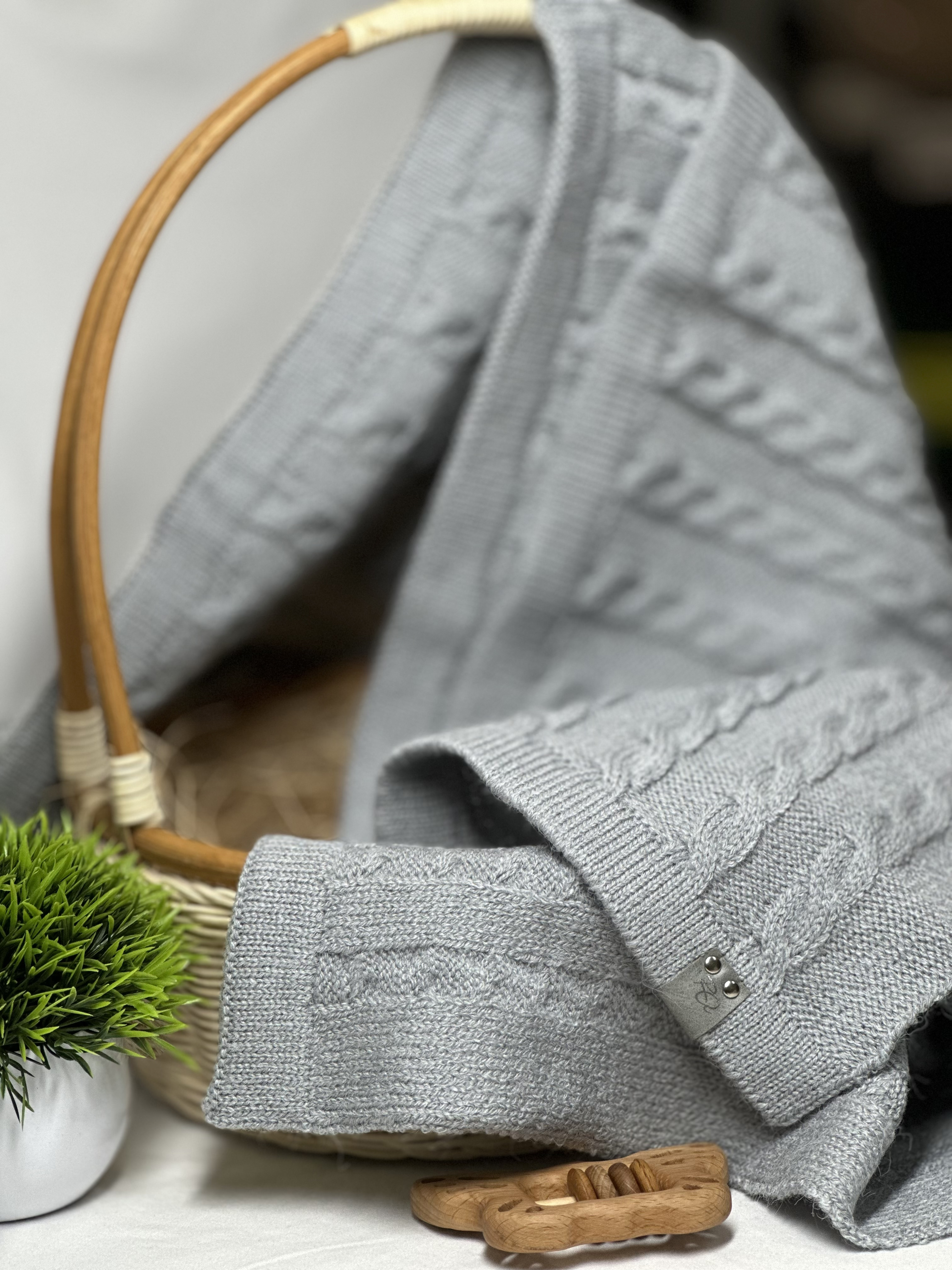 Плед RinaAmari 100 x 100 см шерсть - фото 1