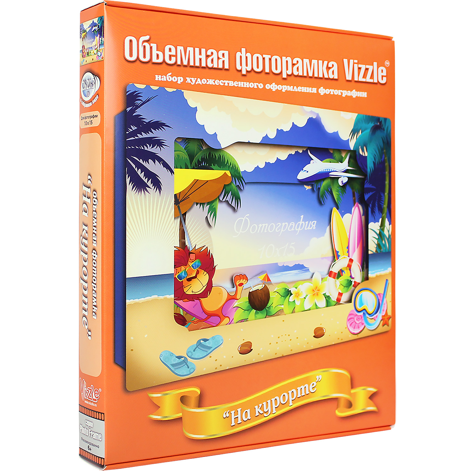 Набор для творчества VIZZLE аппликация На курорте - фото 3