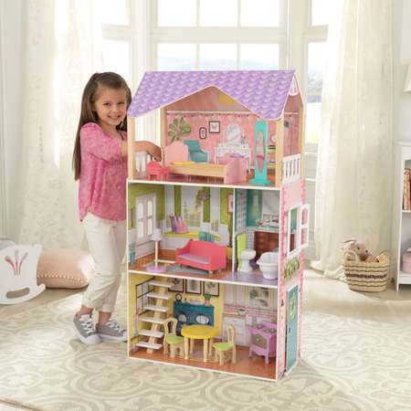 Домик для кукол KidKraft с мебелью