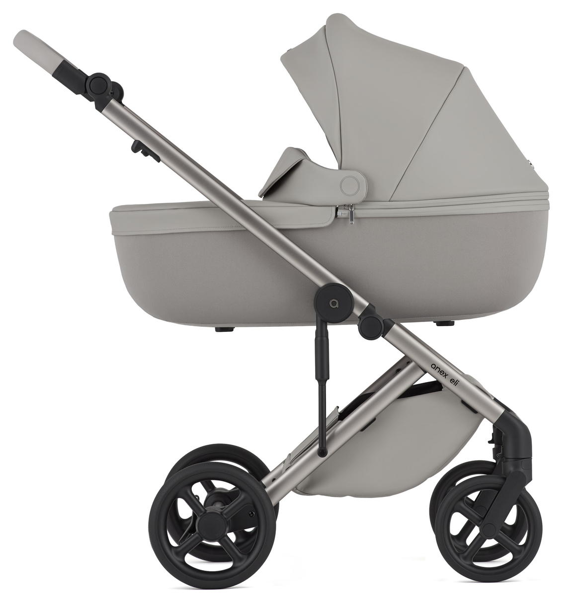 Коляска 2в1 Anex Eli серебряный - фото 1