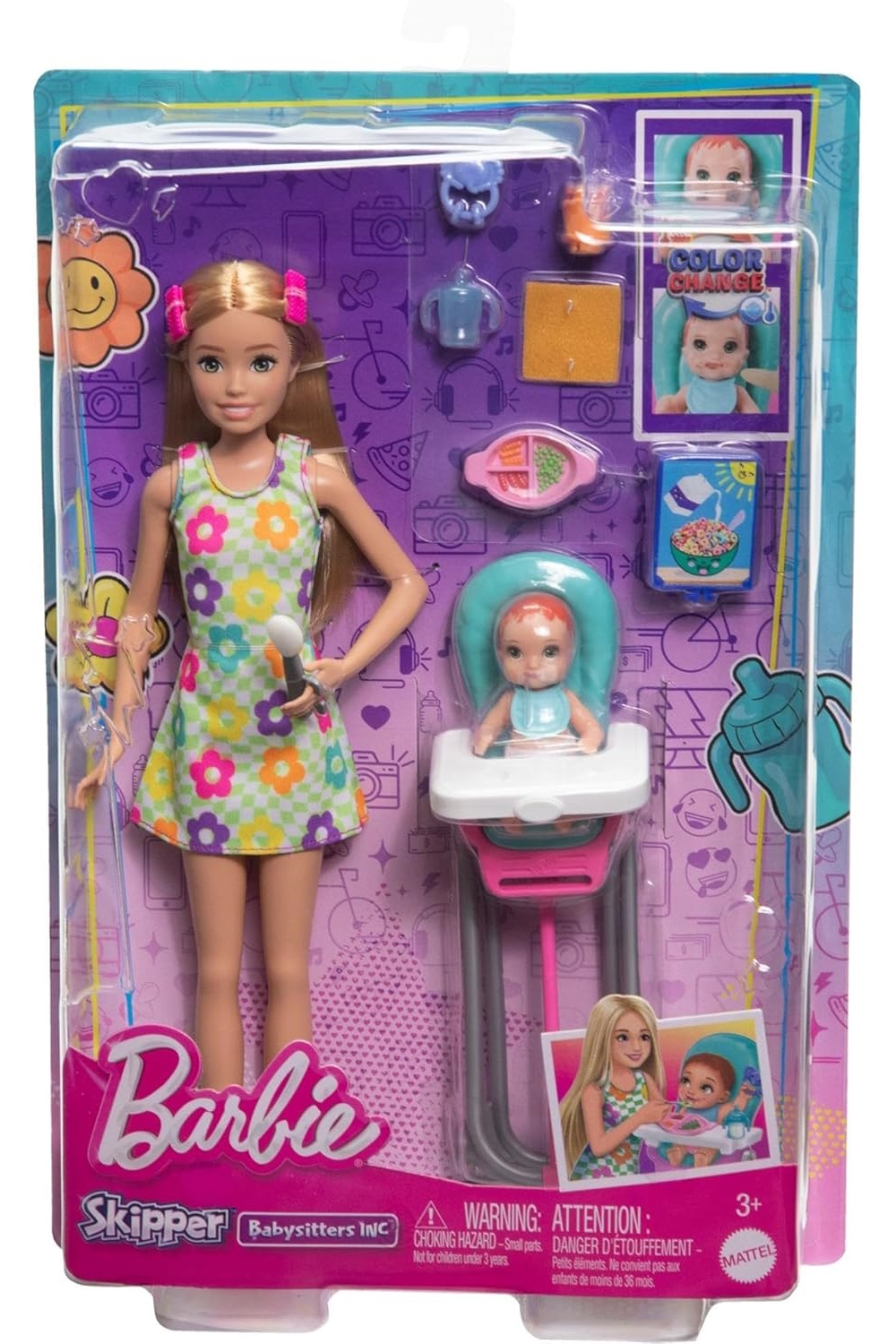 Кукла модельная Barbie Няня FHY97/HTK35 - фото 6