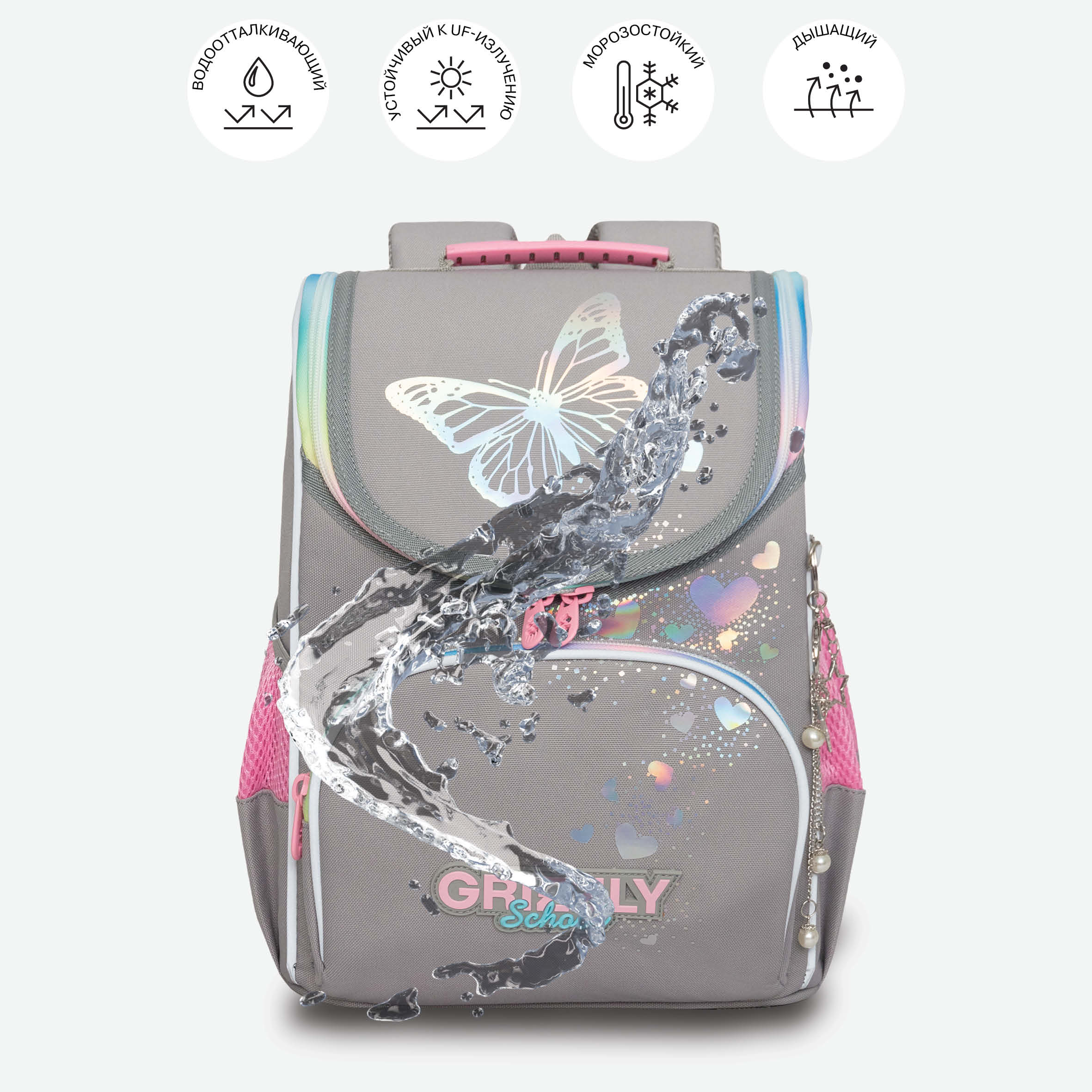 Ранец Grizzly для девочки - фото 9