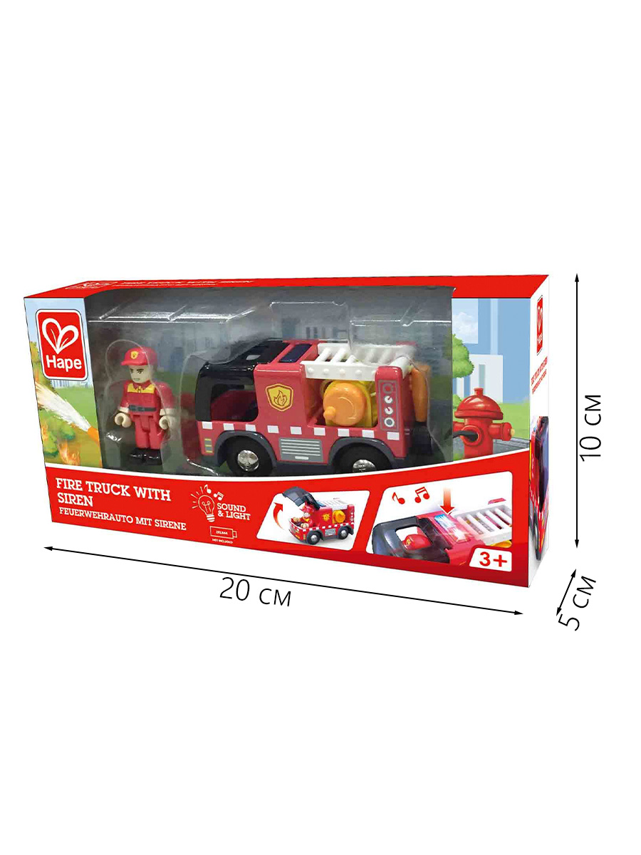 Пожарная машина Hape E3737_HP - фото 11