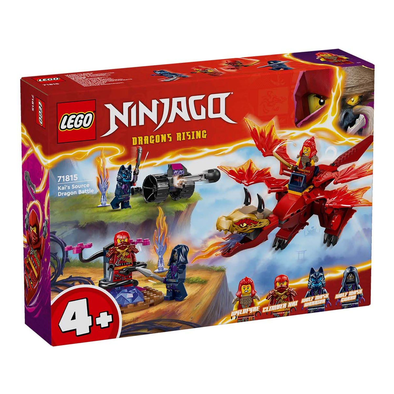 Конструктор LEGO NINJAGO Битва дракона Кая 120 дет. - фото 9