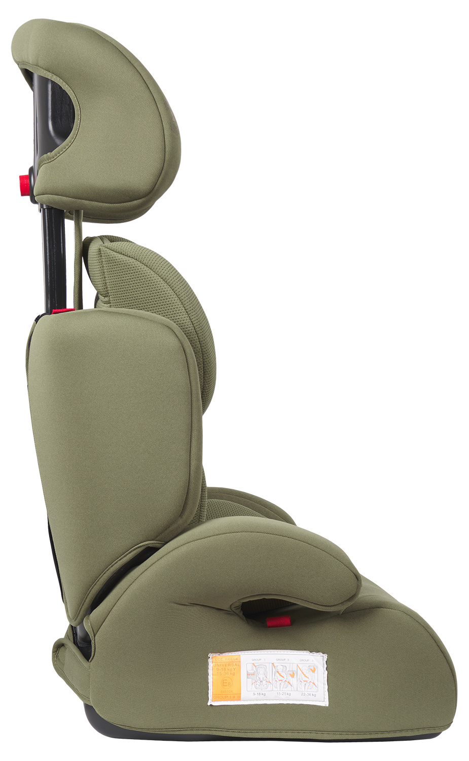 Автокресло Costa YB702A 1/2/3 (9-36 кг) хаки - фото 10
