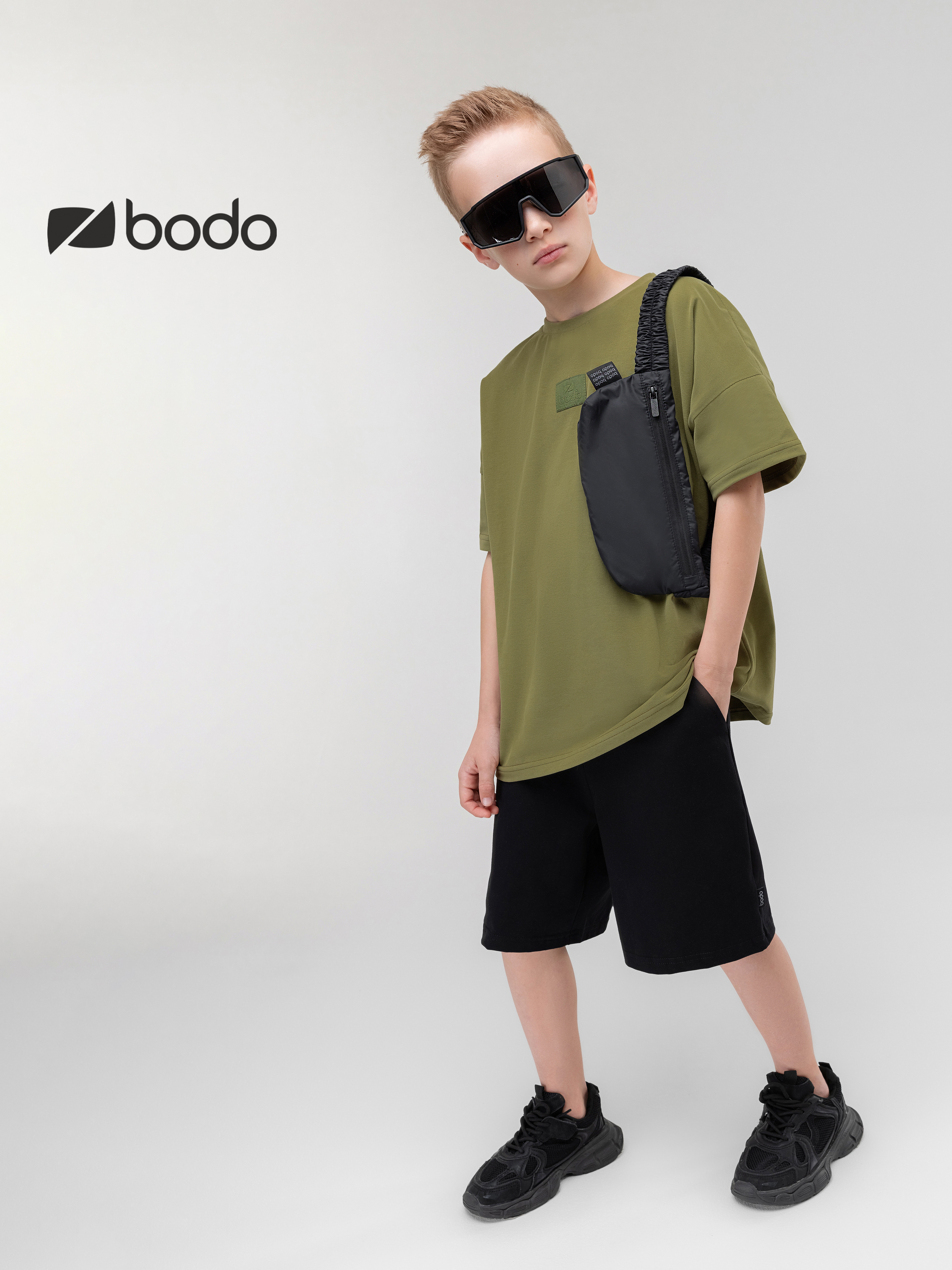 Футболка Bodo 4-371MU_хаки - фото 3