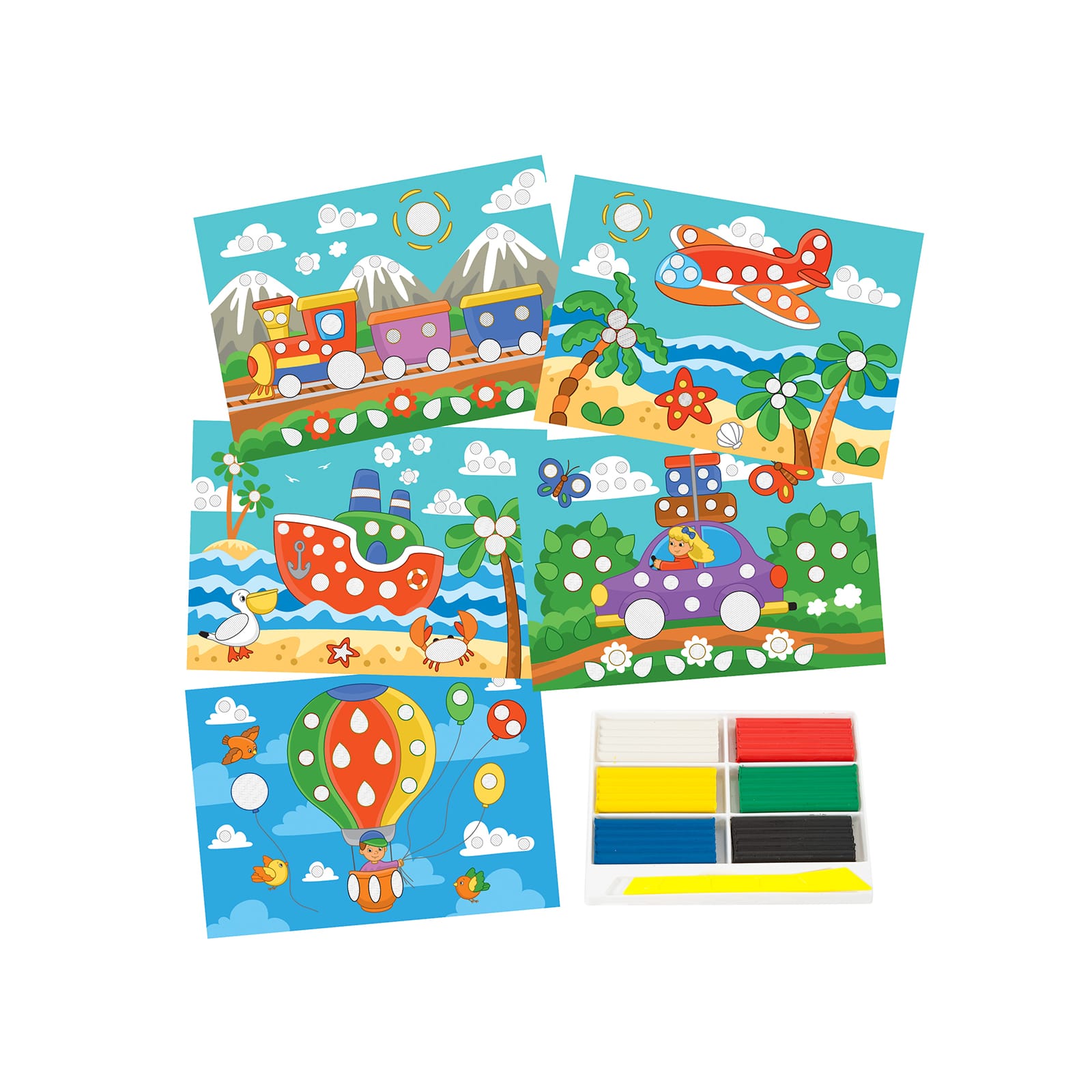 Картина из песка Каляка-Маляка - фото 3