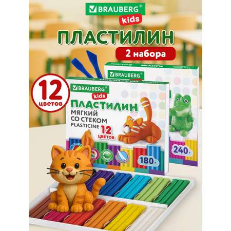 Пластилин Brauberg