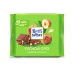 Шоколад молочный Ritter Sport с обжаренным орехом лещины 100г