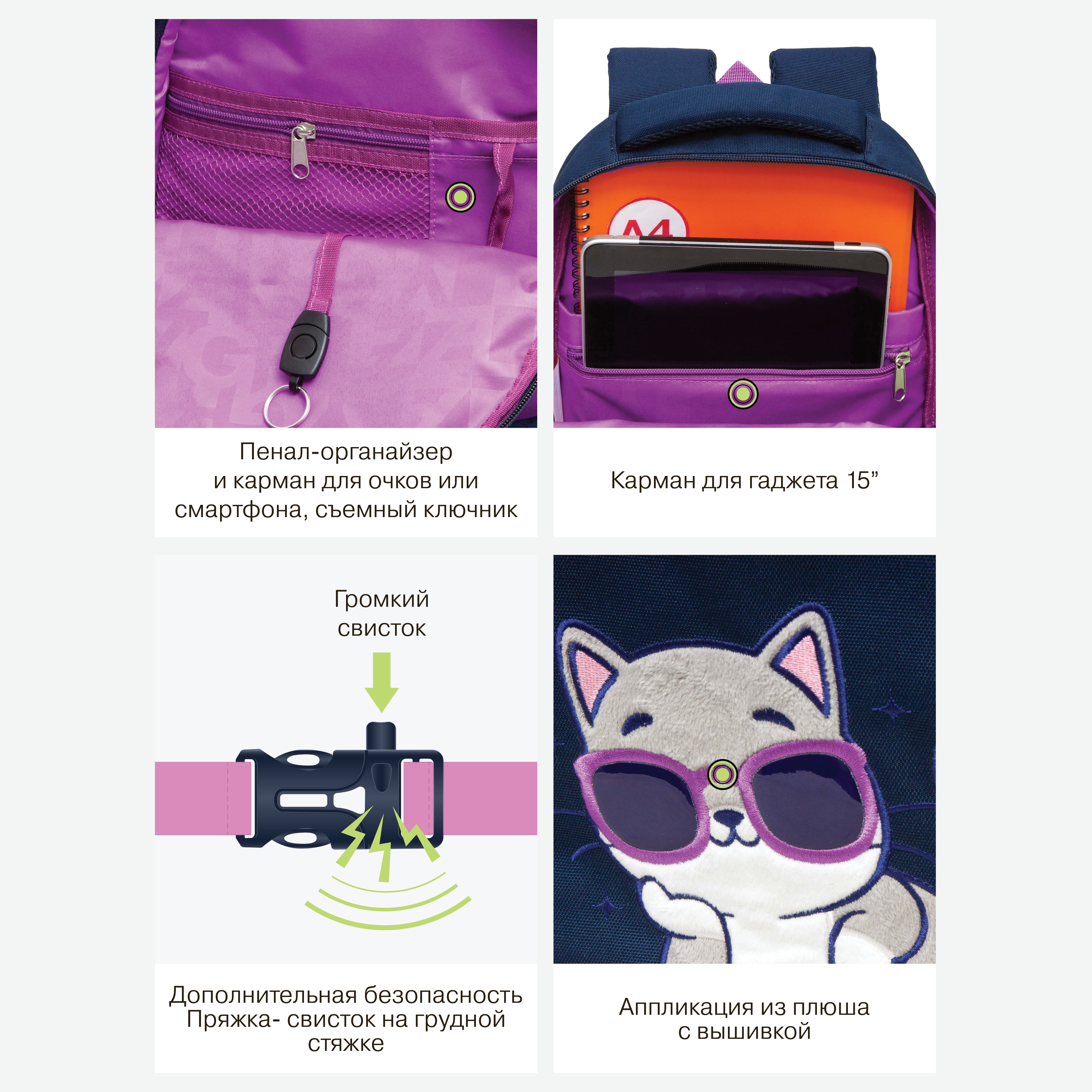 Рюкзак Grizzly для девочки - фото 13