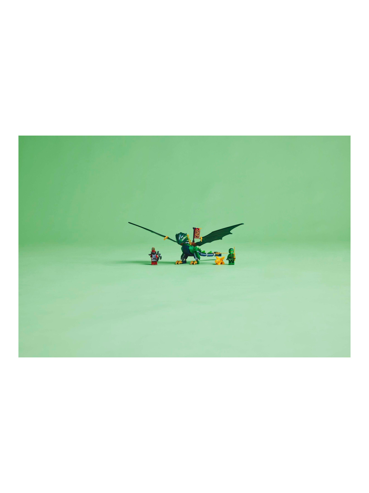 Конструктор LEGO NINJAGO Зелёный дракон Ллойда 128 дет. - фото 9