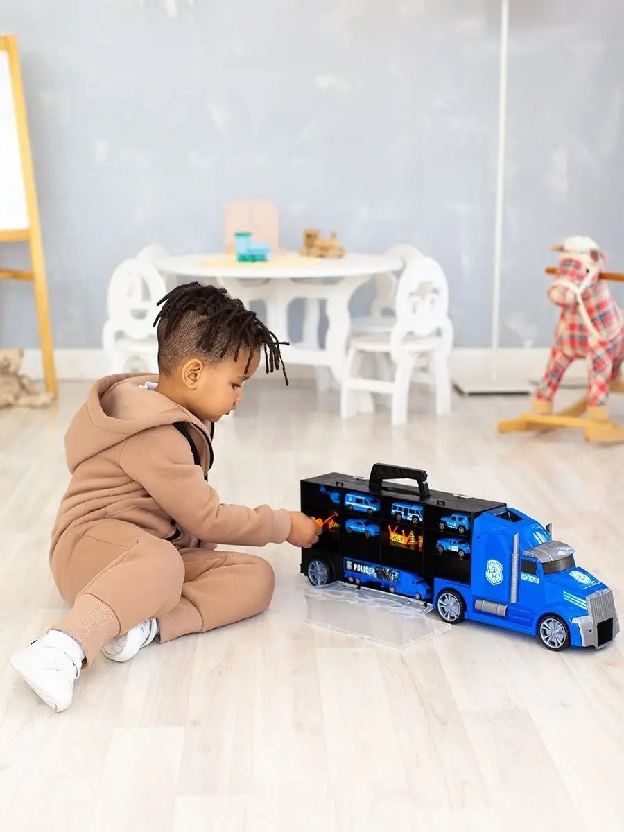 Автовоз Givito Полицейский участок G205-006 - фото 5