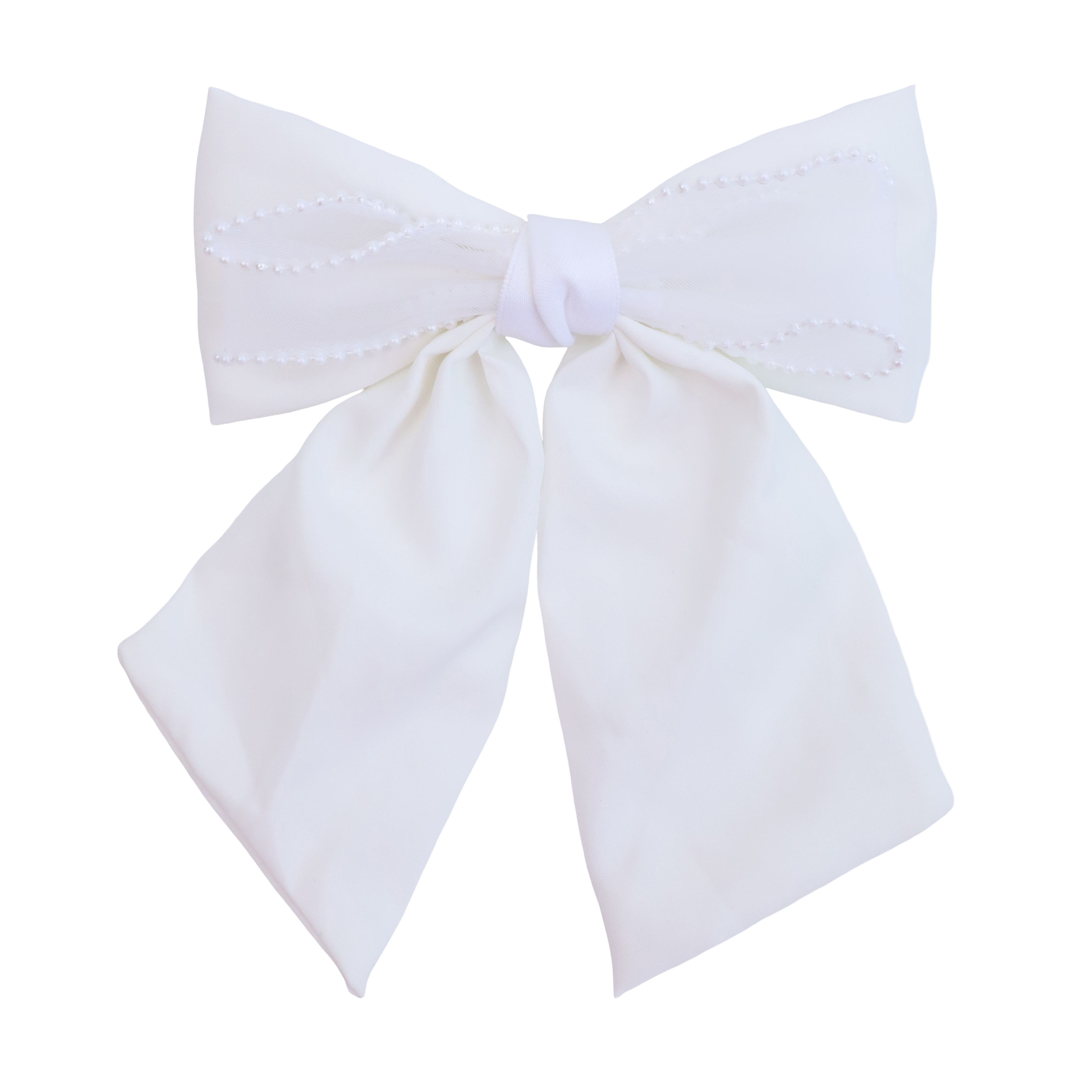 Заколка Demi Star School белая 1 шт. - фото 1