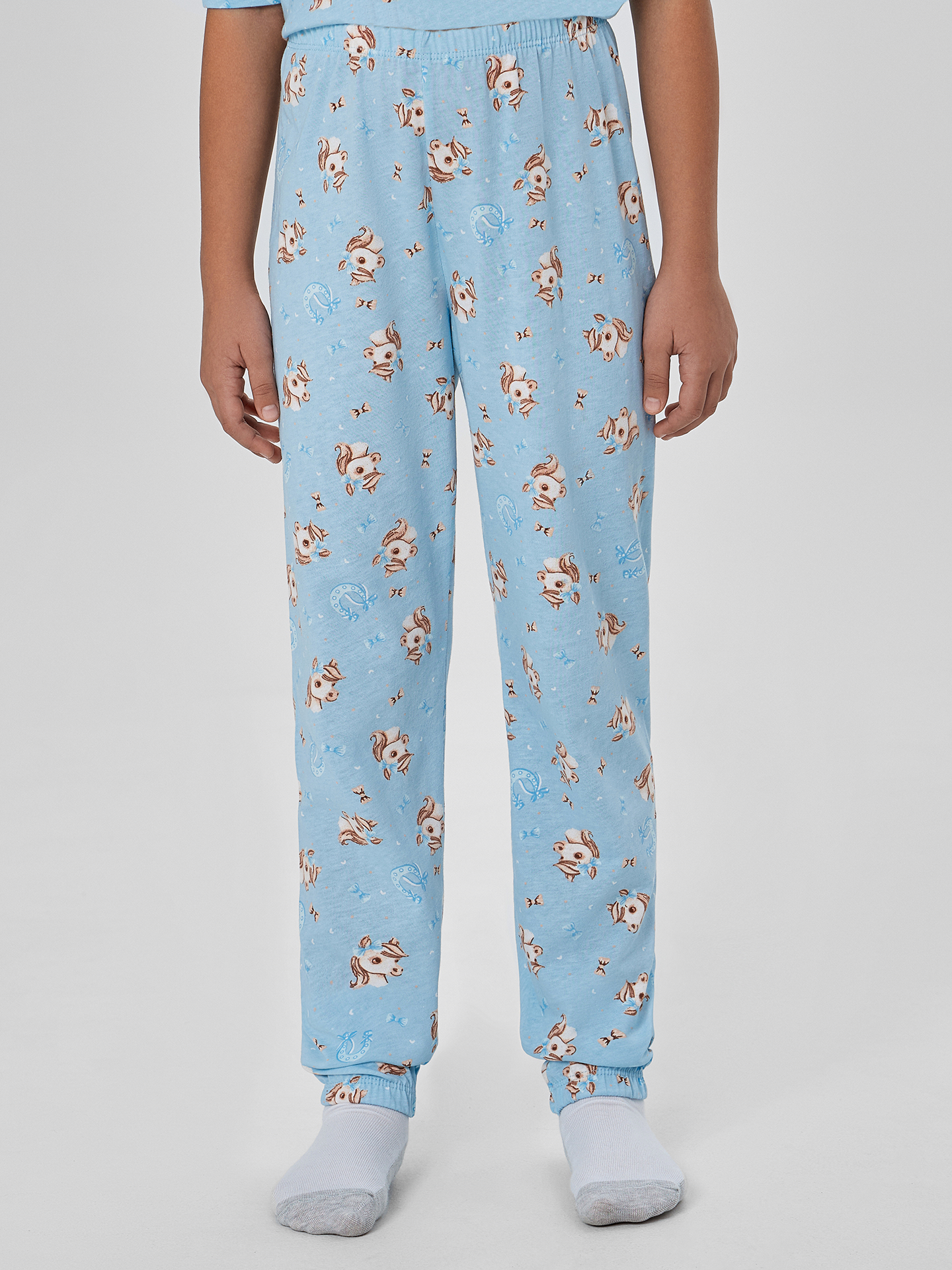 Пижама Mark Formelle (Марк Формэль) 567740/милые коники на голубом - фото 5