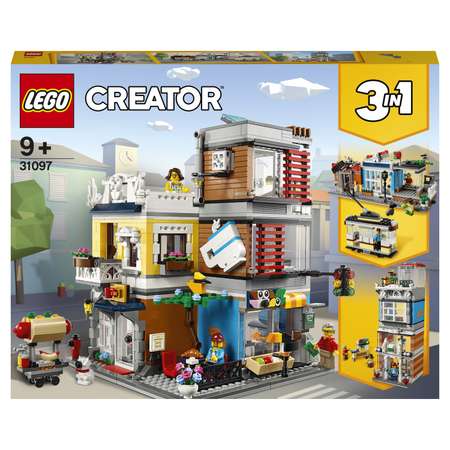 Конструктор LEGO Creator Зоомагазин и кафе блочный