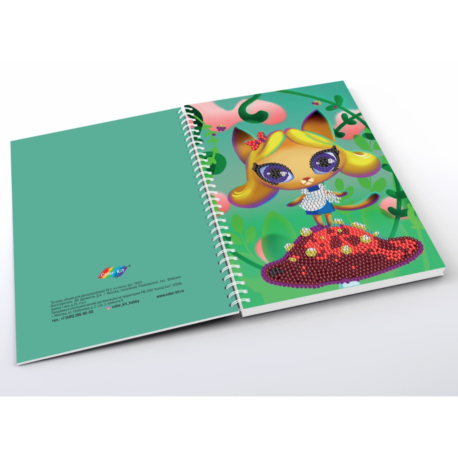 Алмазная мозаика Color Kit Кошка-Алиса - фото 4