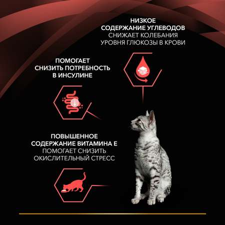 Корм для кошек PRO PLAN Veterinary Diets с курицей при диабете пауч 85г