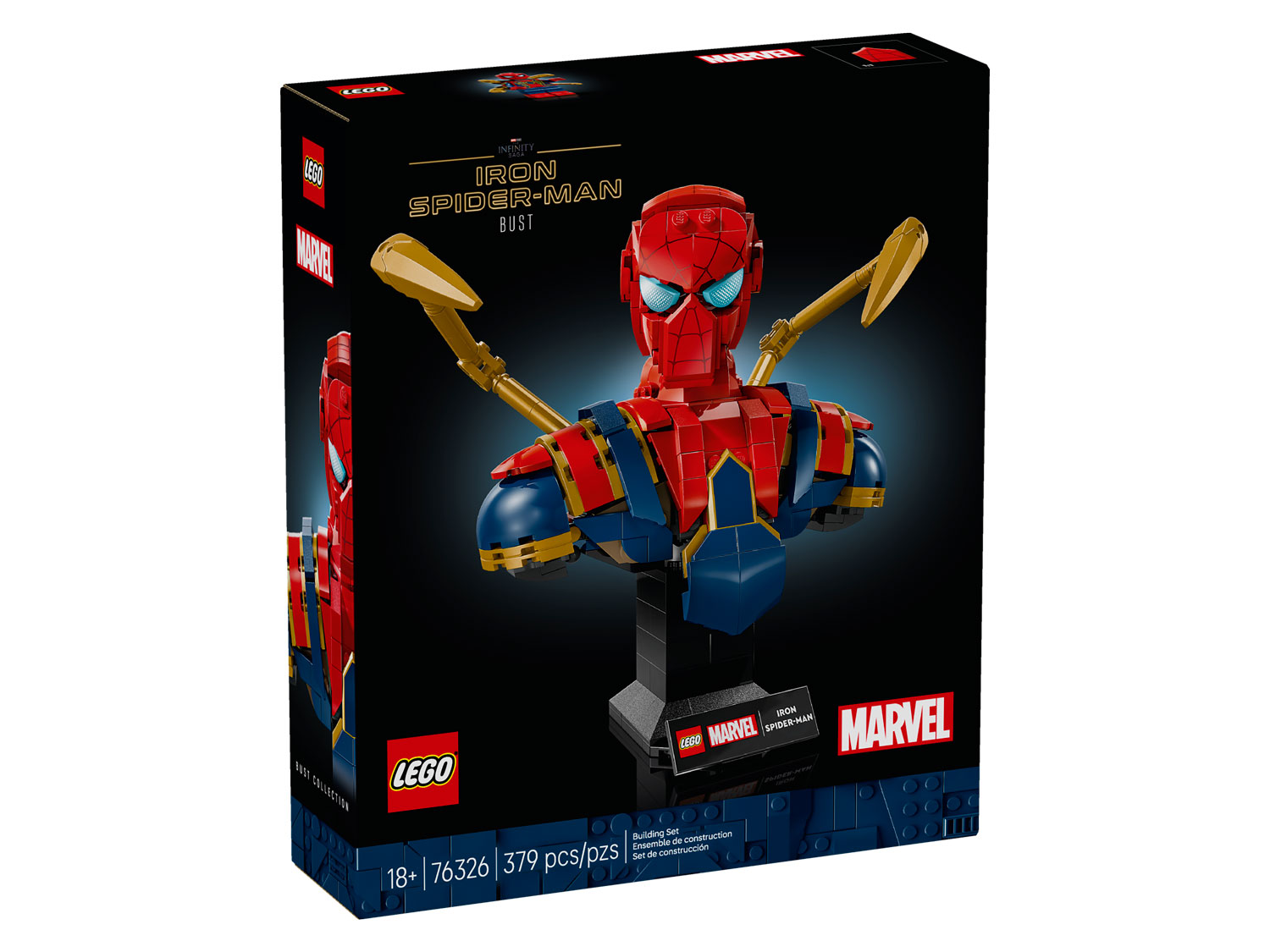 Конструктор LEGO Marvel Super Heroes Бюст Железного Человека 379 дет. - фото 4