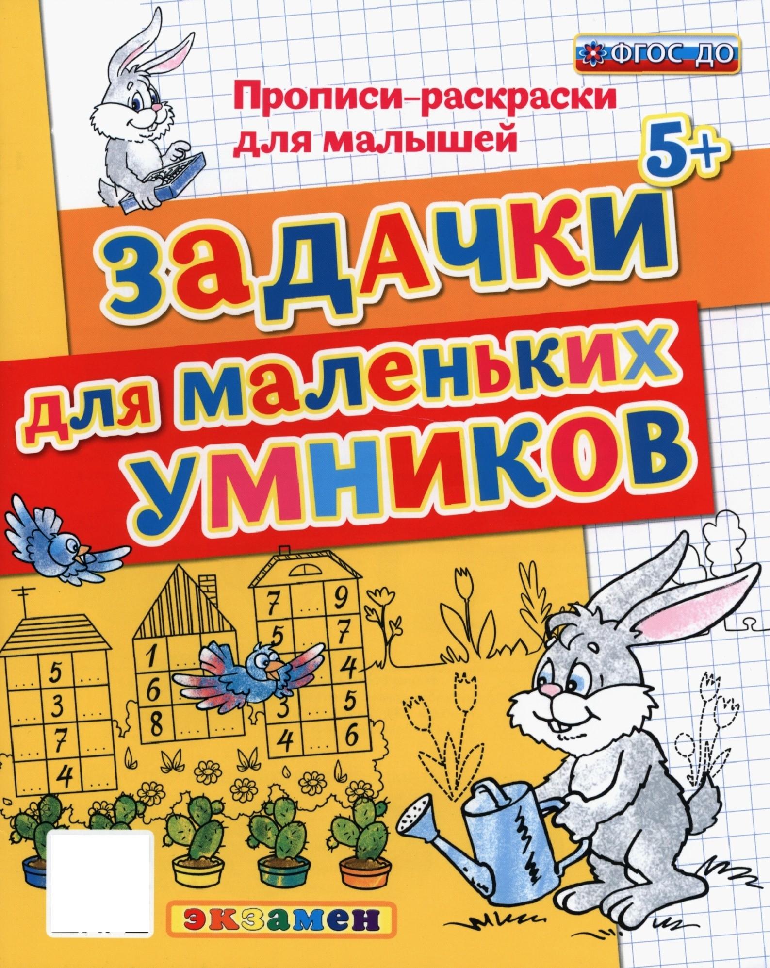 Книга Лабиринт Прописи-раскраски Задачки для маленьких умников ФГОС ДО - фото 1