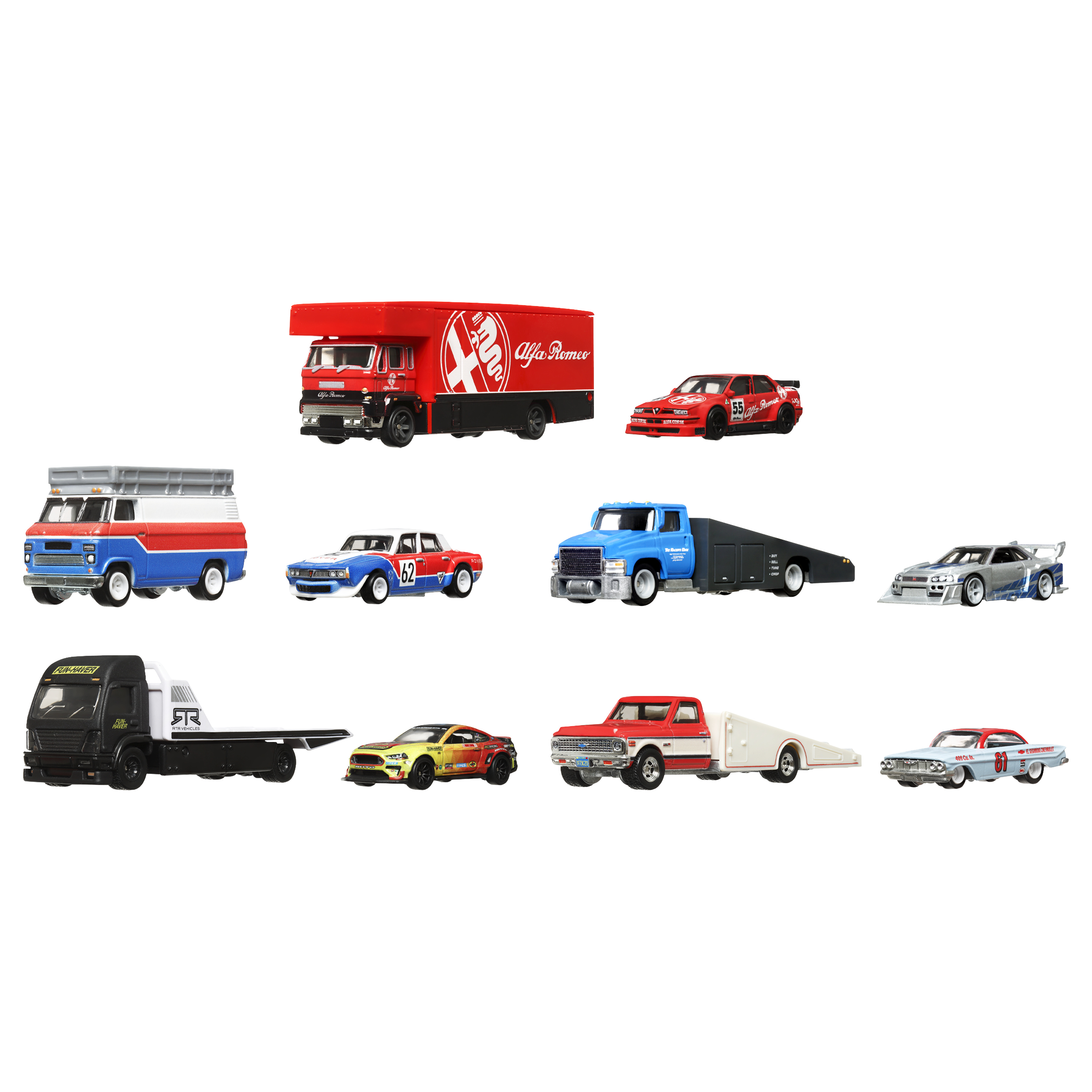 Машинка Hot Wheels премиальная с транспортером в ассортименте FLF56 FLF56 - фото 1