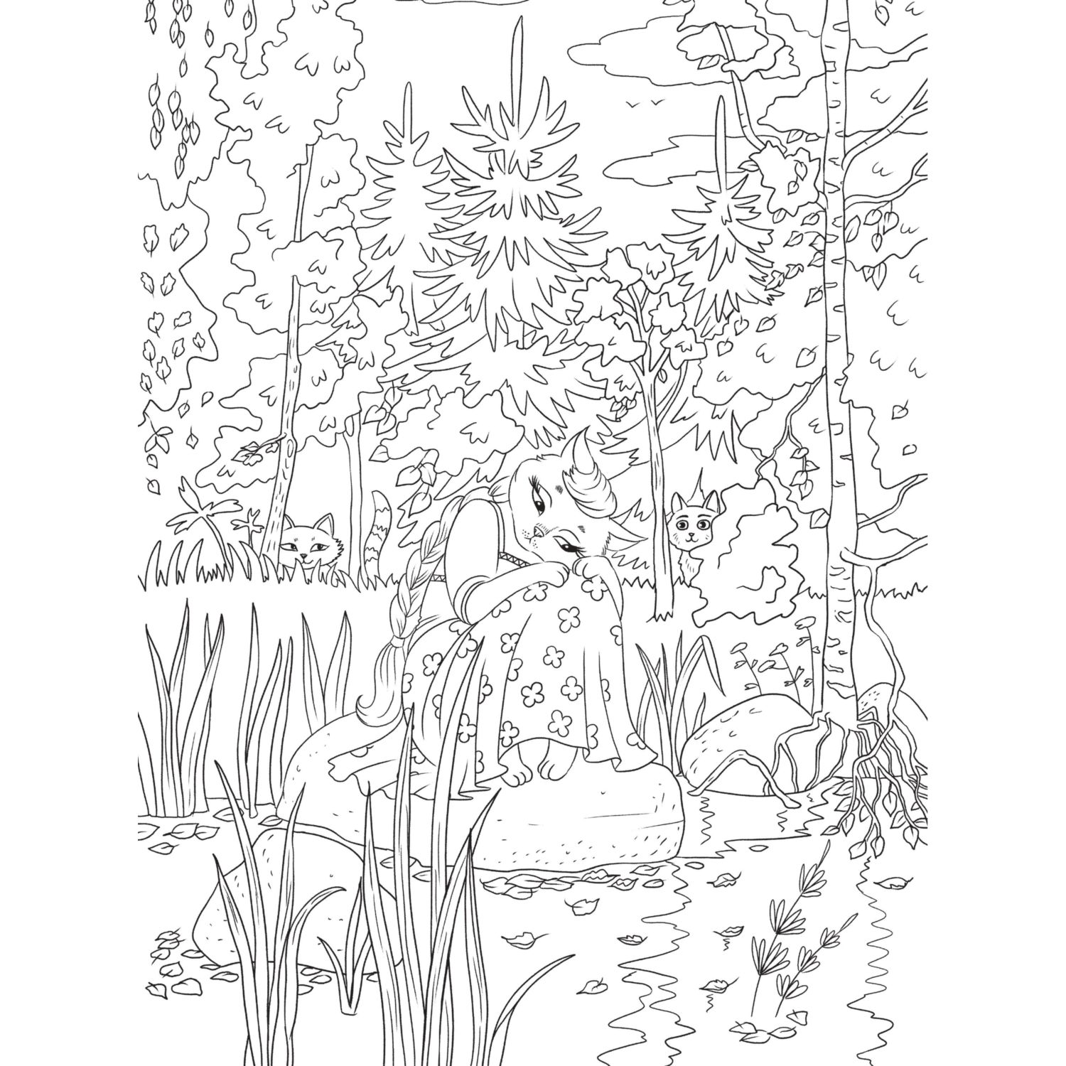 Книга Эксмо Шедевральные коты Раскрашиваем 21 иллюстрацию по мотивам известных картин - фото 6