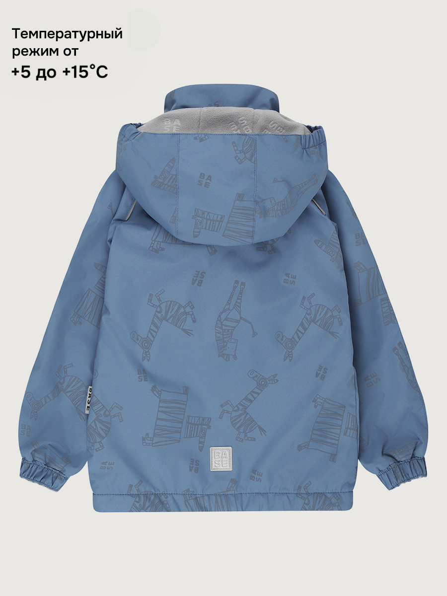 Ветровка BASE by NIKASTYLE б4л10126 джинс - фото 4