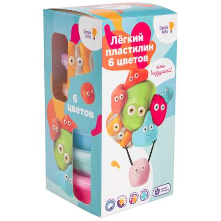 Пластилин Genio Kids 6 цв.
